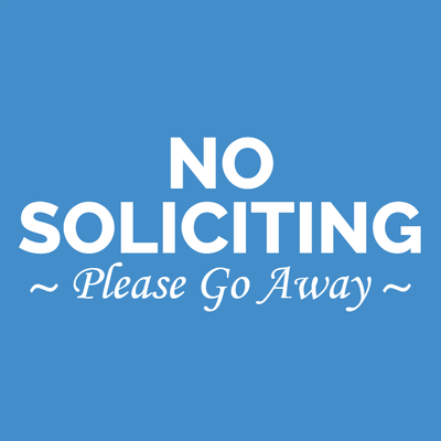 Custom Outdoor Yard Signs Multiple Sizes Please Go Away