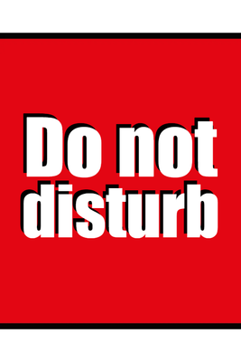 Custom Outdoor Yard Signs Multiple Sizes No Disturbances Allowed