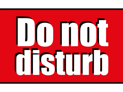 Custom Outdoor Yard Signs Multiple Sizes No Disturbances Allowed