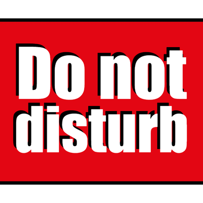Custom Outdoor Yard Signs Multiple Sizes No Disturbances Allowed