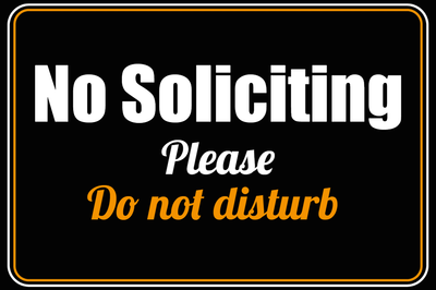 Custom Outdoor Yard Signs Multiple Sizes Strictly No Disturbance