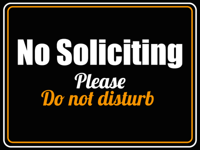 Custom Outdoor Yard Signs Multiple Sizes Strictly No Disturbance