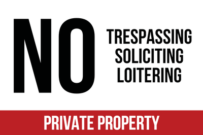Custom Outdoor Yard Signs Multiple Sizes Private Property