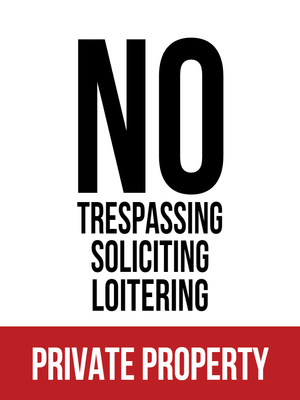 Custom Outdoor Yard Signs Multiple Sizes Private Property