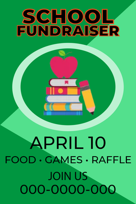 Custom Postcards Multiple Sizes School Fundraiser