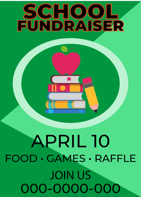 Custom Postcards Multiple Sizes School Fundraiser