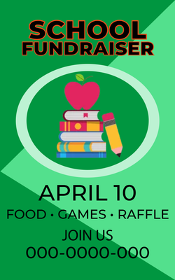 Custom Postcards Multiple Sizes School Fundraiser