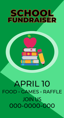 Custom Postcards Multiple Sizes School Fundraiser