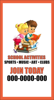 Custom Postcards Multiple Sizes School Activities