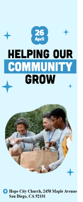 Custom Postcards Multiple Sizes Community Outreach