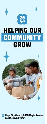 Custom Postcards Multiple Sizes Community Outreach