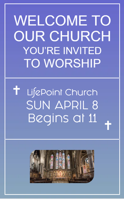 Custom Postcards Multiple Sizes Worship Invitation