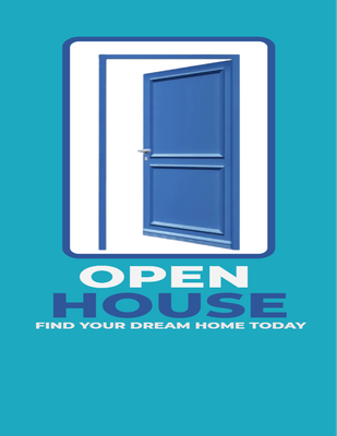 Custom Postcards Multiple Sizes Open House
