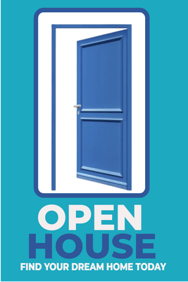 Custom Postcards Multiple Sizes Open House