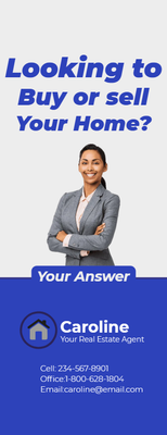 Custom Postcards Multiple Sizes Realtor Introduction