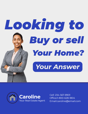 Custom Postcards Multiple Sizes Realtor Introduction