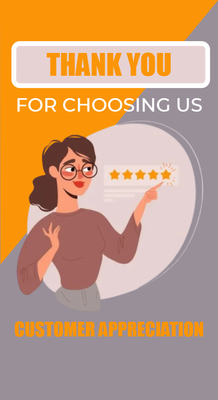 Custom Postcards Multiple Sizes Customer Appreciation