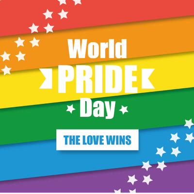 Custom Outdoor Yard Signs Multiple Sizes World Pride Day
