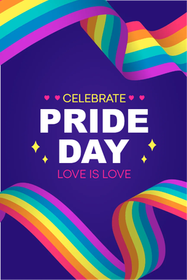 Custom Outdoor Yard Signs Multiple Sizes Celebrate Pride Day