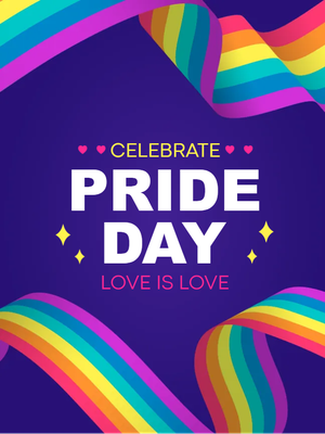 Custom Outdoor Yard Signs Multiple Sizes Celebrate Pride Day