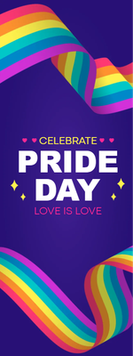 Custom Outdoor Yard Signs Multiple Sizes Celebrate Pride Day