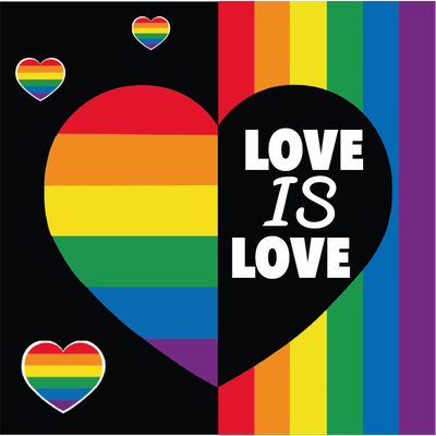 Custom Outdoor Yard Signs Multiple Sizes Pride Heart