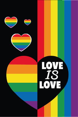 Custom Outdoor Yard Signs Multiple Sizes Pride Heart