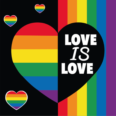 Custom Outdoor Yard Signs Multiple Sizes Pride Heart