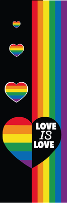 Custom Outdoor Yard Signs Multiple Sizes Pride Heart