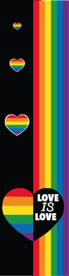 Custom Outdoor Yard Signs Multiple Sizes Pride Heart