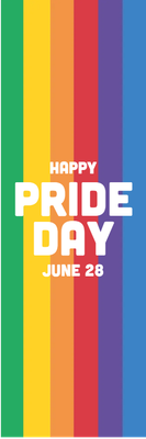 Custom Outdoor Yard Signs Multiple Sizes Happy Pride Day