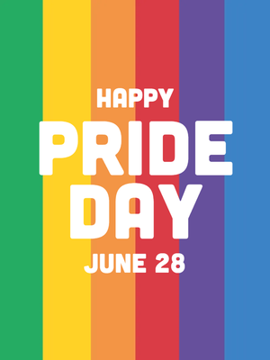 Custom Outdoor Yard Signs Multiple Sizes Happy Pride Day