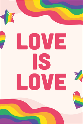 Custom Outdoor Yard Signs Multiple Sizes Pride Is Love