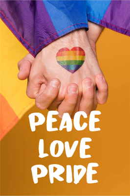 Custom Outdoor Yard Signs Multiple Sizes Peace Love Pride