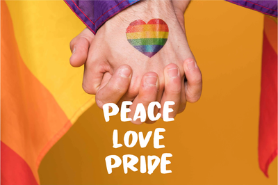 Custom Outdoor Yard Signs Multiple Sizes Peace Love Pride