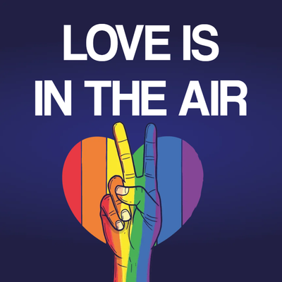 Custom Outdoor Yard Signs Multiple Sizes Love is in the Air