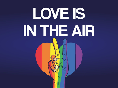 Custom Outdoor Yard Signs Multiple Sizes Love is in the Air