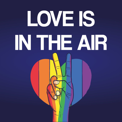 Custom Outdoor Yard Signs Multiple Sizes Love is in the Air