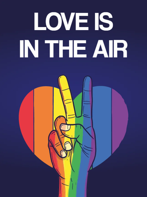 Custom Outdoor Yard Signs Multiple Sizes Love is in the Air