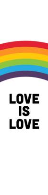 Custom Outdoor Yard Signs Multiple Sizes Love Rainbow