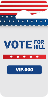 Custom Parking  Passes Multiple Sizes Vote For Hill