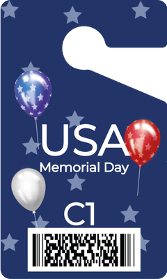 Custom Parking  Passes Multiple Sizes Memorial Tag