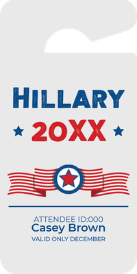 Custom Parking  Passes Multiple Sizes Campaign Pass