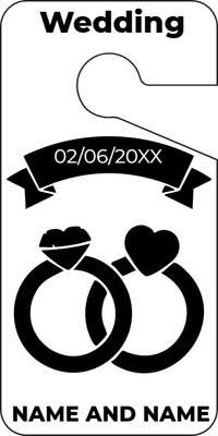 Custom Parking  Passes Multiple Sizes Two Ring