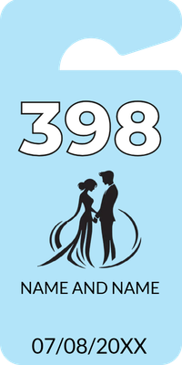 Custom Parking  Passes Multiple Sizes Couple