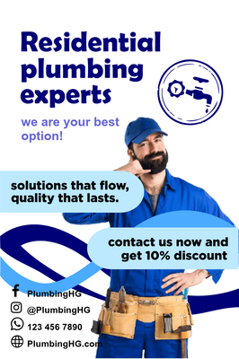 Custom Outdoor Yard Signs Multiple Sizes Experts in Residential Plumbing