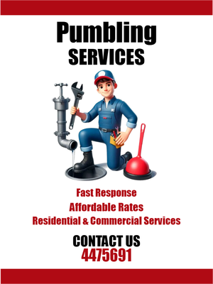 Custom Outdoor Yard Signs Multiple Sizes Quick Plumbing Repair