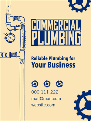 Custom Outdoor Yard Signs Multiple Sizes Commercial Plumbing