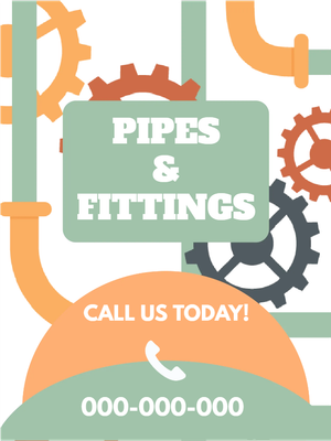 Custom Outdoor Yard Signs Multiple Sizes Pipes and Fittings Call Us Today!