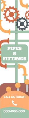 Custom Outdoor Yard Signs Multiple Sizes Pipes and Fittings Call Us Today!